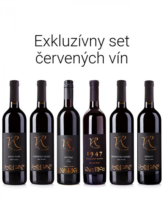 SET 12: EXKLUZÍVNY SET ČERVENÝCH VÍN